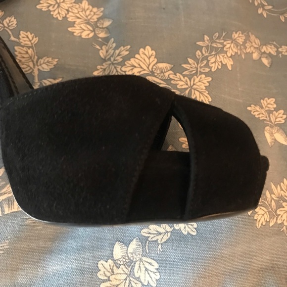 MINT! Ralph Lauren Purple Label Kabria Black Suede Heel - Picture 8 of 14